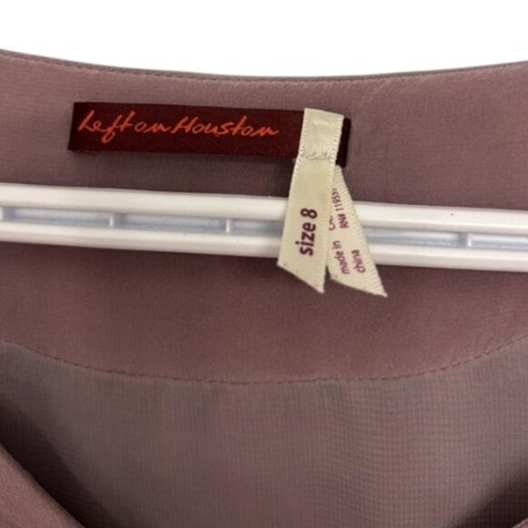 Left on Houston mauve sleeveless mini dress size 8 - Picture 4 of 4